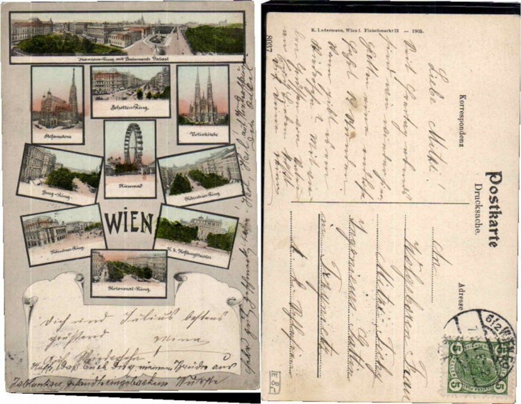 Alte Ansichtskarte – Old Postcard