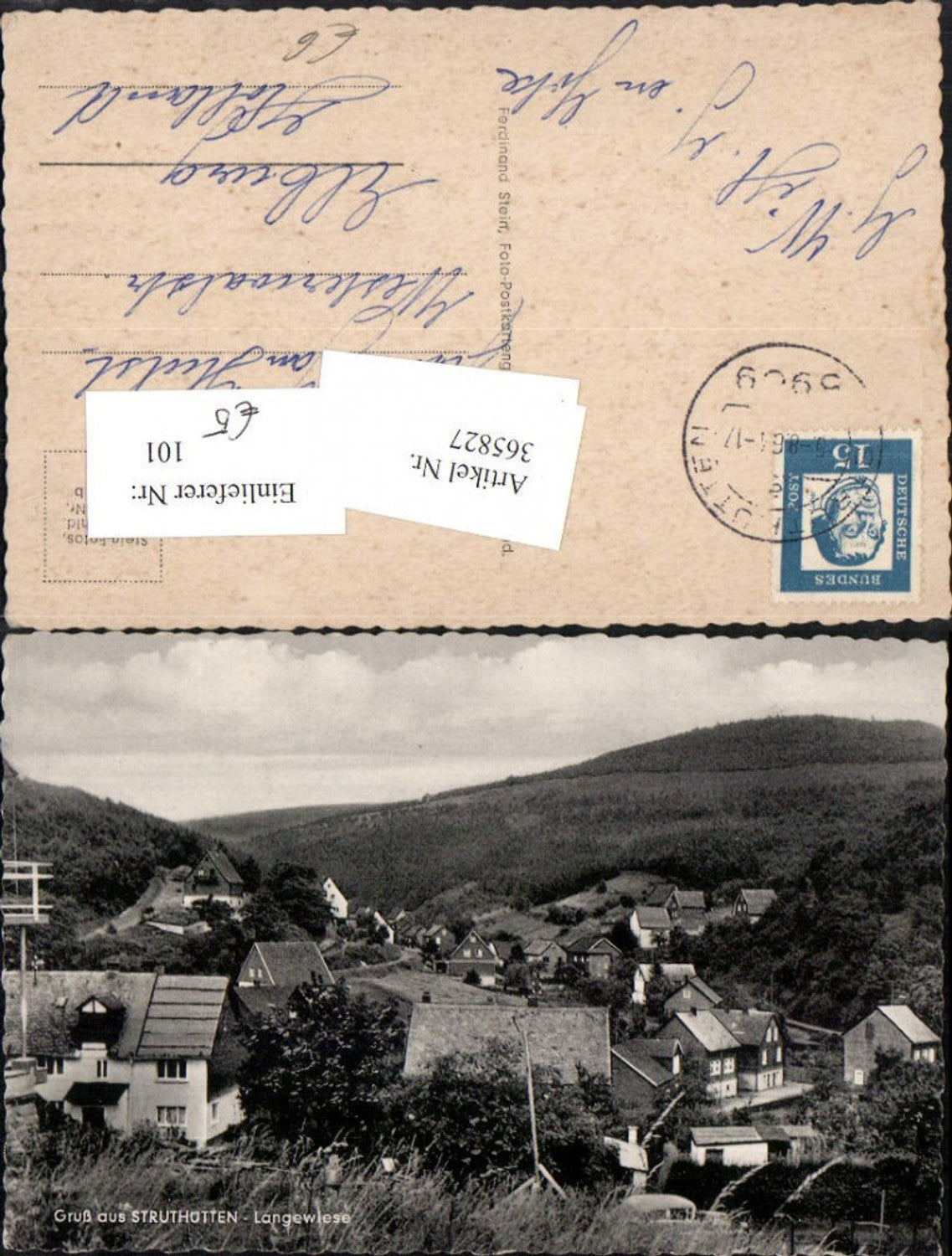 365827,Neunkirchen Gruß aus Struthütten Langewiese Teilansicht