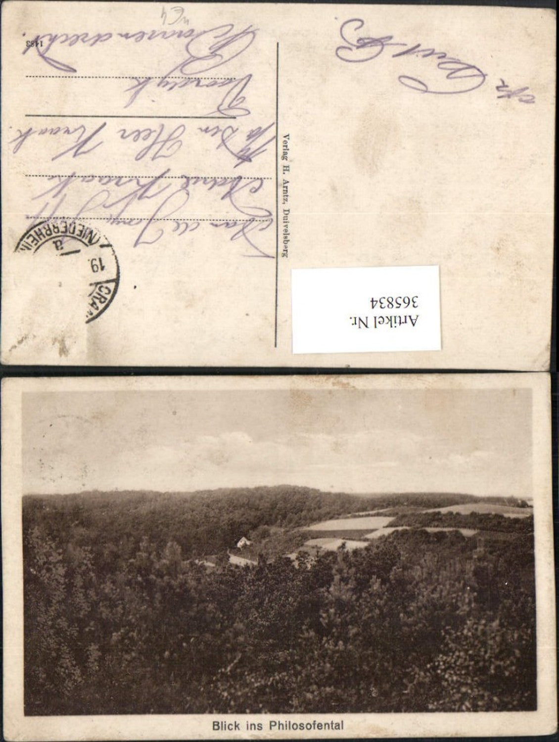 365834,Kranenburg Blick ins Philosofenthal Philosophental