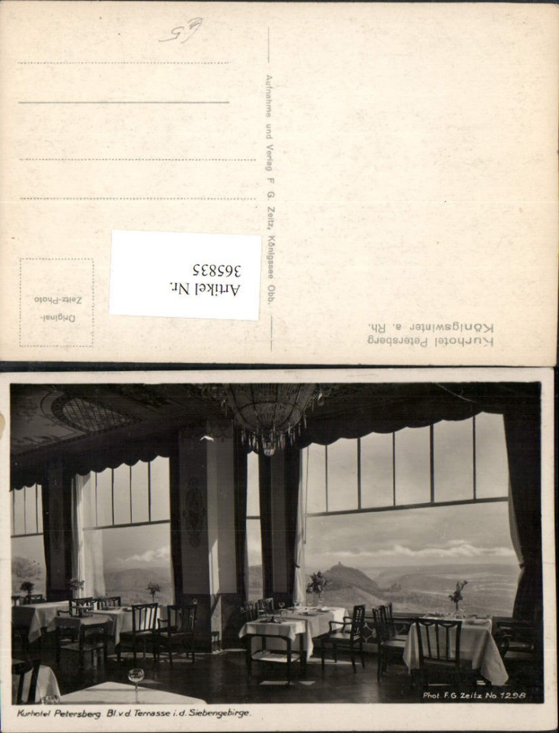 365835,Königswinter am Rhein Kurhotel Petersberg Terrasse