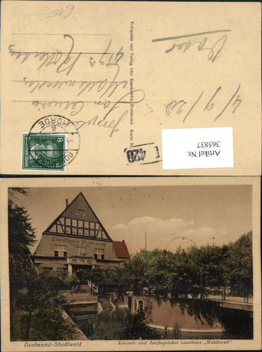 365837,Dortmund Stadtwald Landhaus Waldesruh