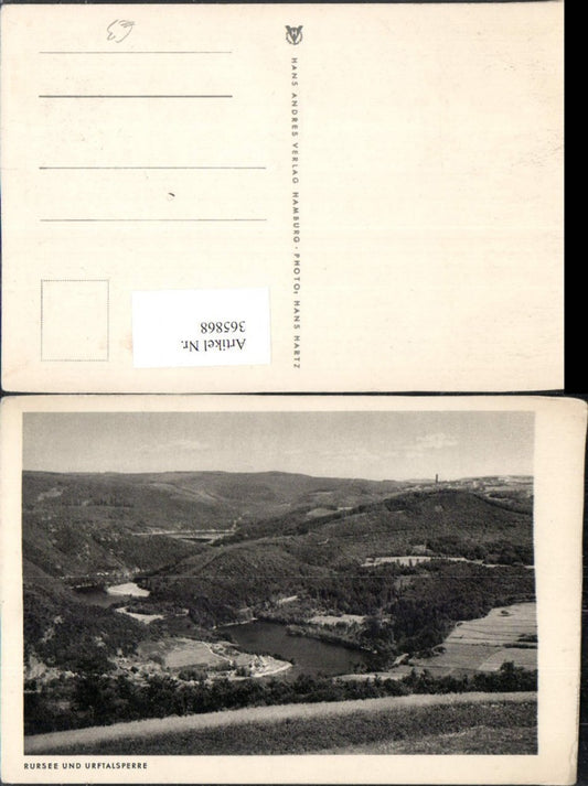 365868,Rursee See u. Urfttalsperre b. Schleiden
