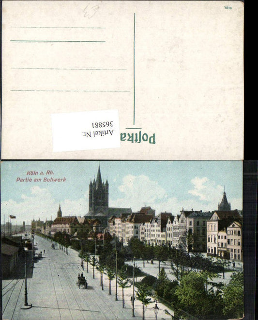 365881,Köln am Rhein Teilansicht Partie am Bollwerk