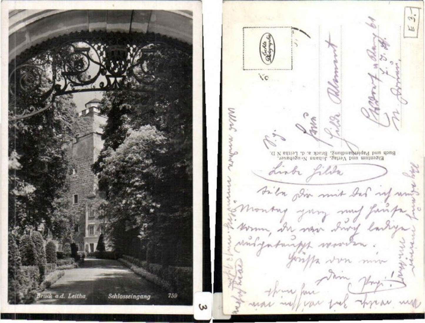 Alte Ansichtskarte – Old Postcard