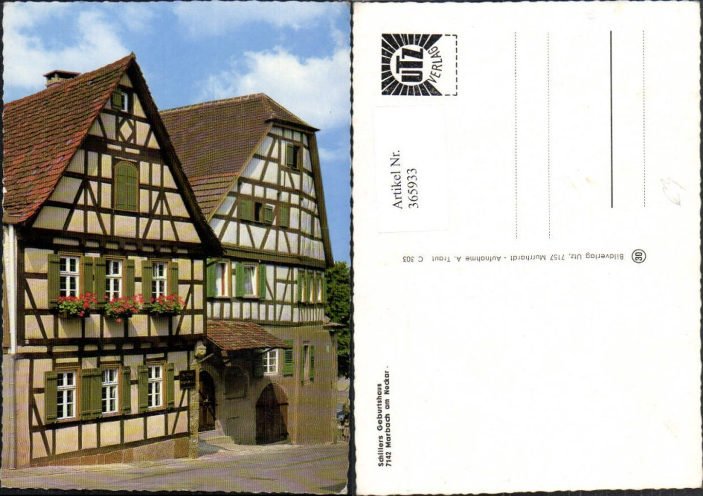 365933,Marbach am Neckar Schillers Geburtshaus