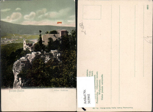 365941, Baden-Baden Old Castle Ruins