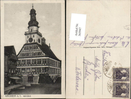 365947, Kirchheim unter Teck town hall