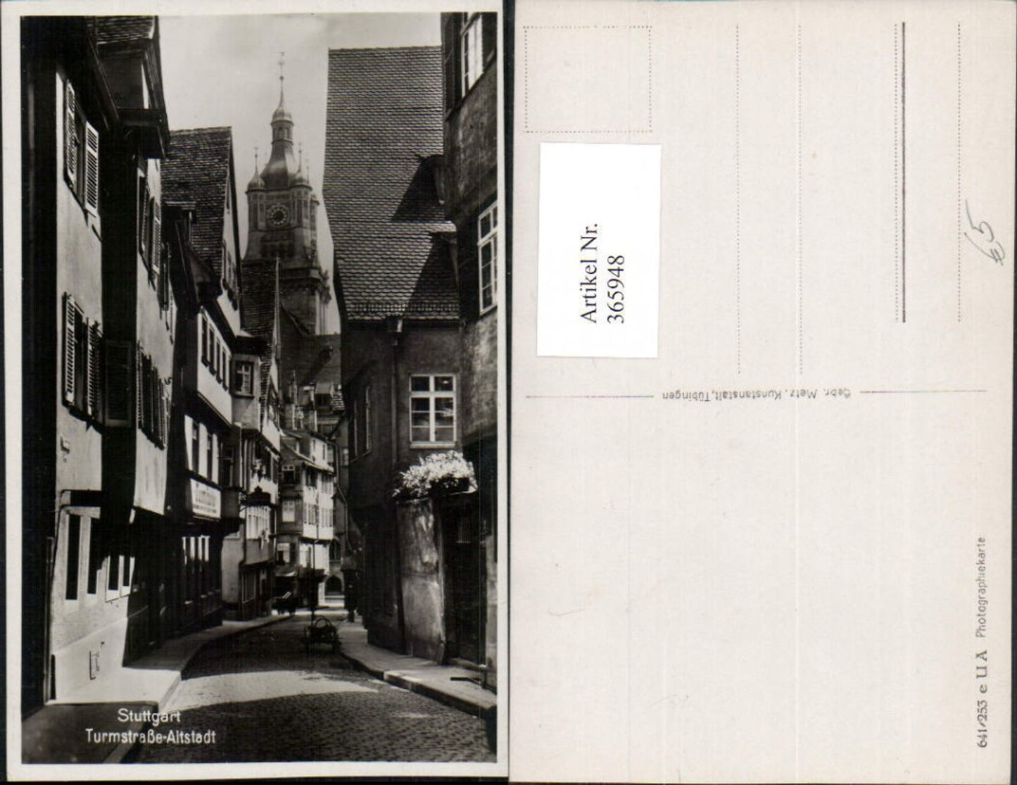 365948,Stuttgart Turmstraße-Altstadt Straßenansicht Turm