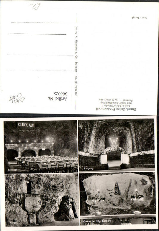 366025, Bad Friedrichshall Grotto Entrance Ballroom Pulpit Multi-view map