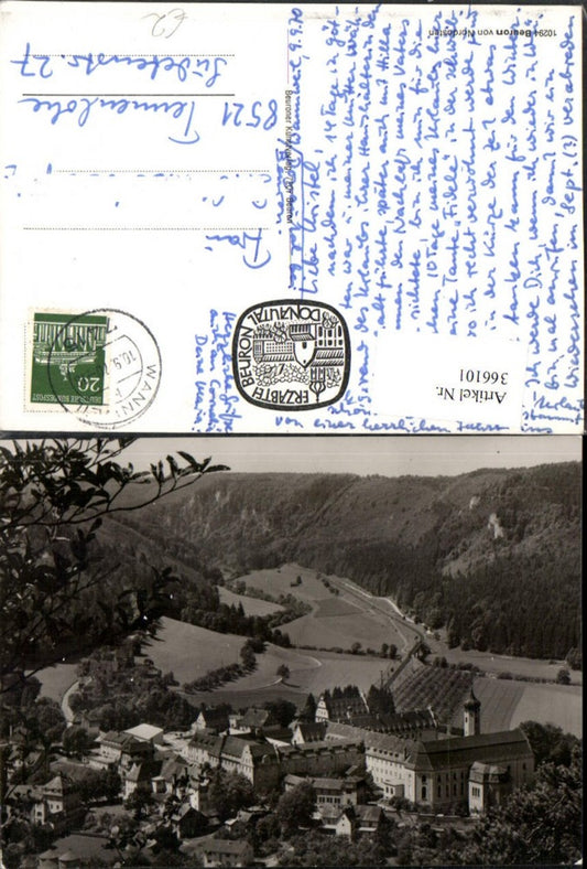 366101, Beuron partial view with monastery