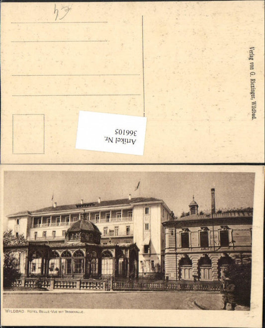 366105, Bad Wildbad Hotel Bellevue with Trinkhalle