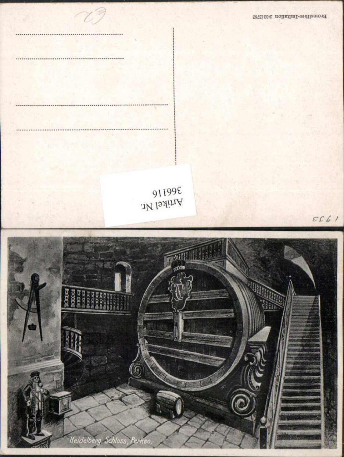 366116,Heidelberg Schloss Perkeo Zwerg Heidelberger Fass