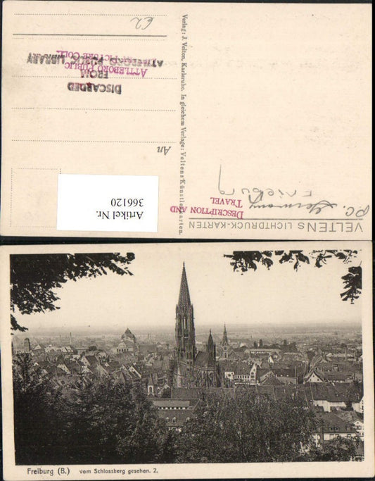 366120, Freiburg im Breisgau, overall view including the Freiburg Minster Church