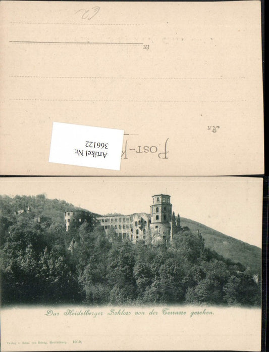 366122, Heidelberg Castle from the terrace