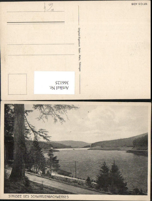 366125,Stausee des Schwarzenbachwerkes Talsperre b. Forbach