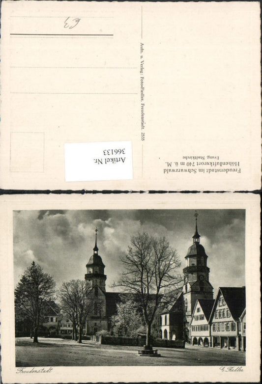 366133, Freudenstadt Evangelical City Church