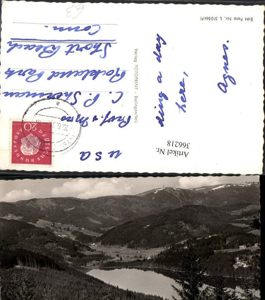 366218,Titisee See im Hochschwarzwald Bergkulisse