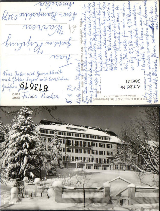 366221, Freudenstadt in the Black Forest, St. Elisabeth Spa Hotel, Winter Scene