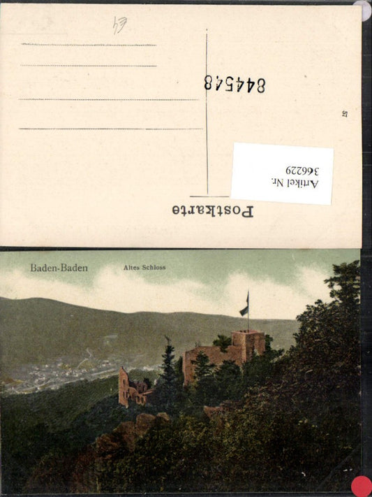 366229, Baden-Baden Old Castle Ruins
