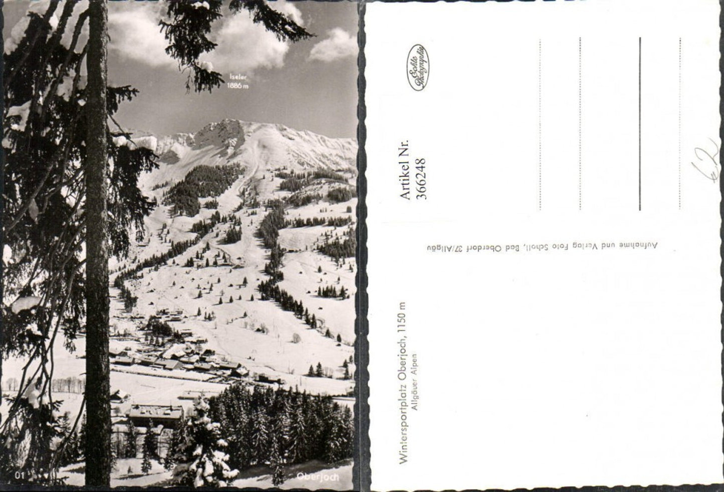 366248,Oberjoch im Allgäu Totale Bergkulisse Winterbild