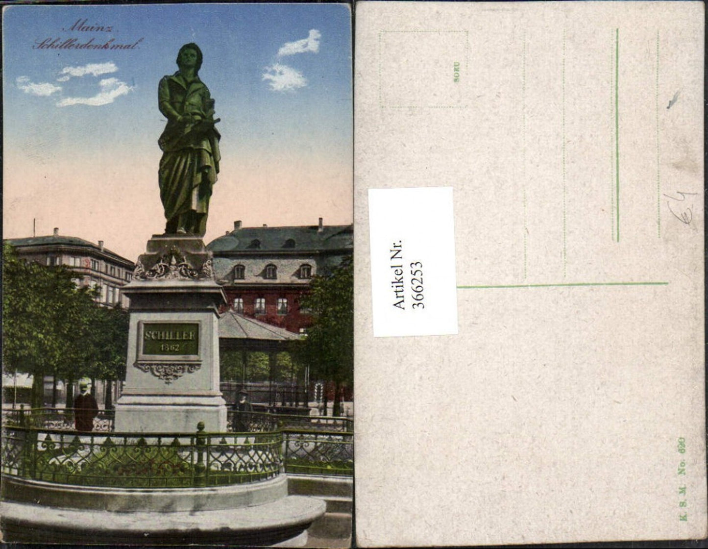 366253,Mainz Schillerdenkmal Denkmal Statue