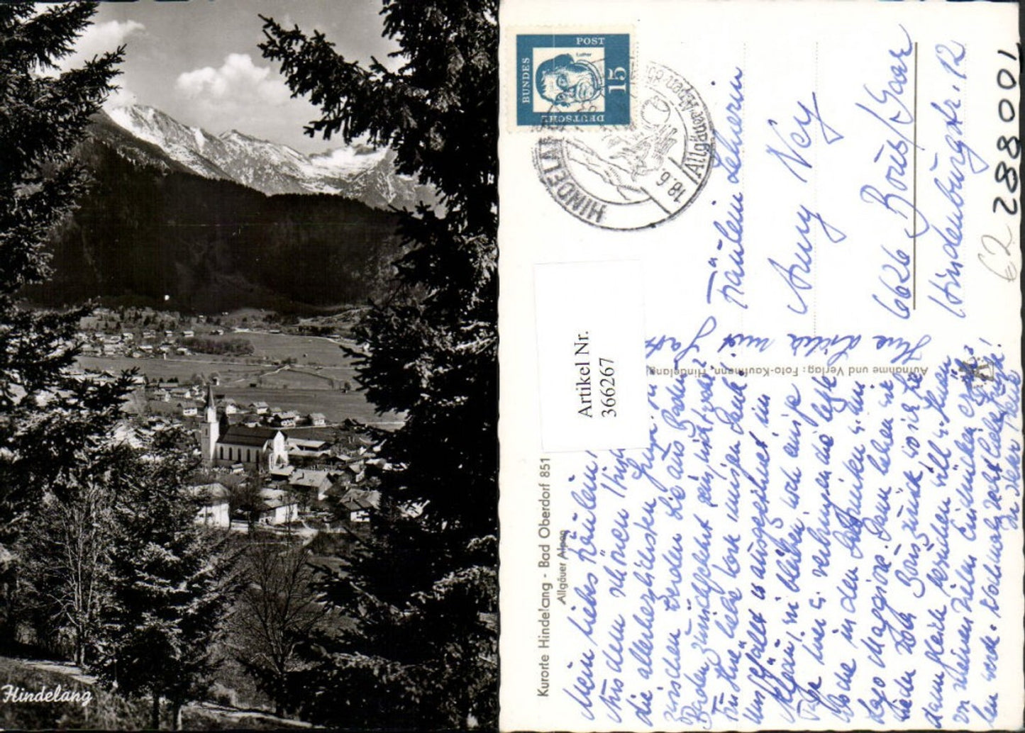 366267,Hindelang Bad Oberdorf Totale Bergkulisse