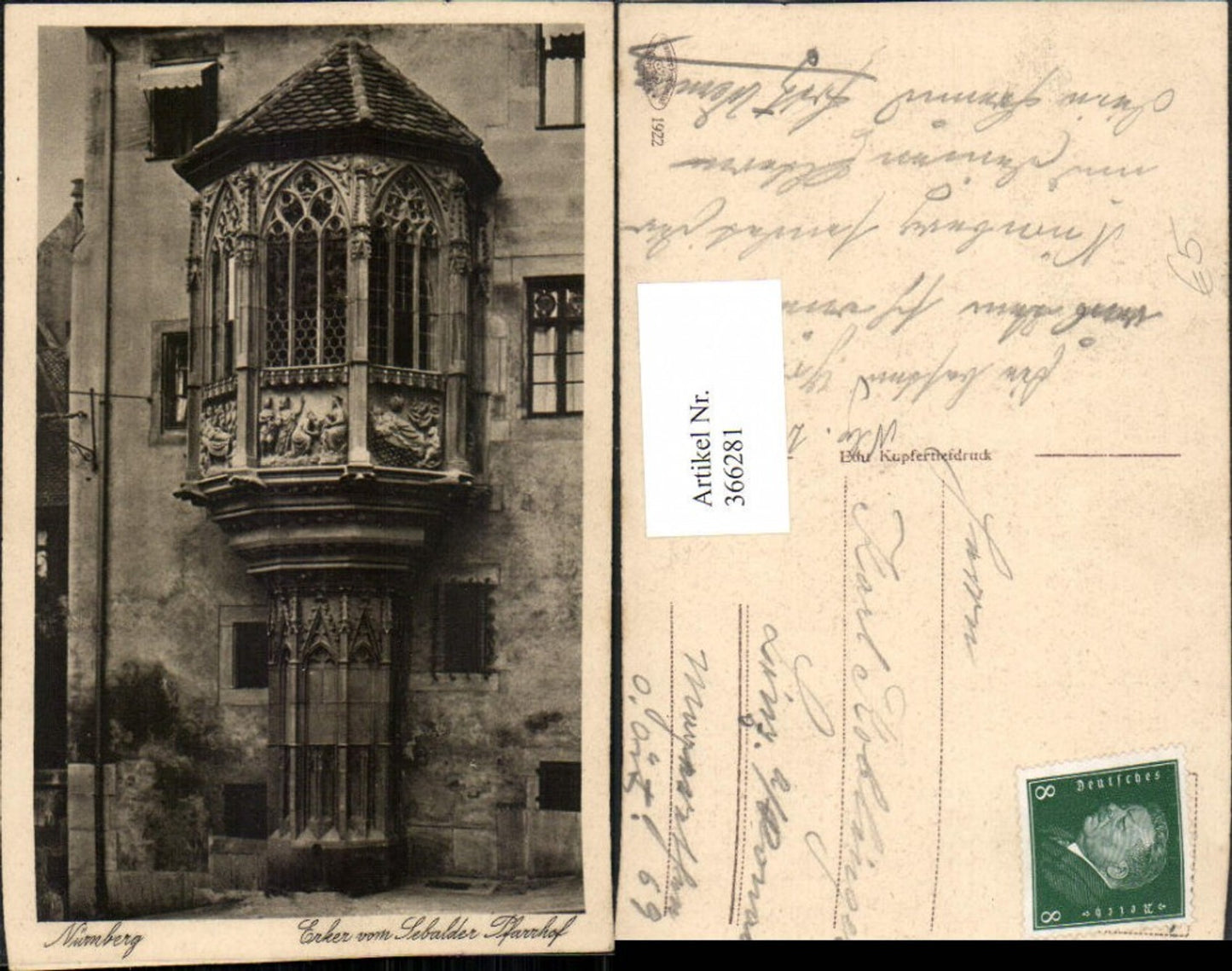 366281,Nürnberg Erker vom Sebalder Pfarrhof