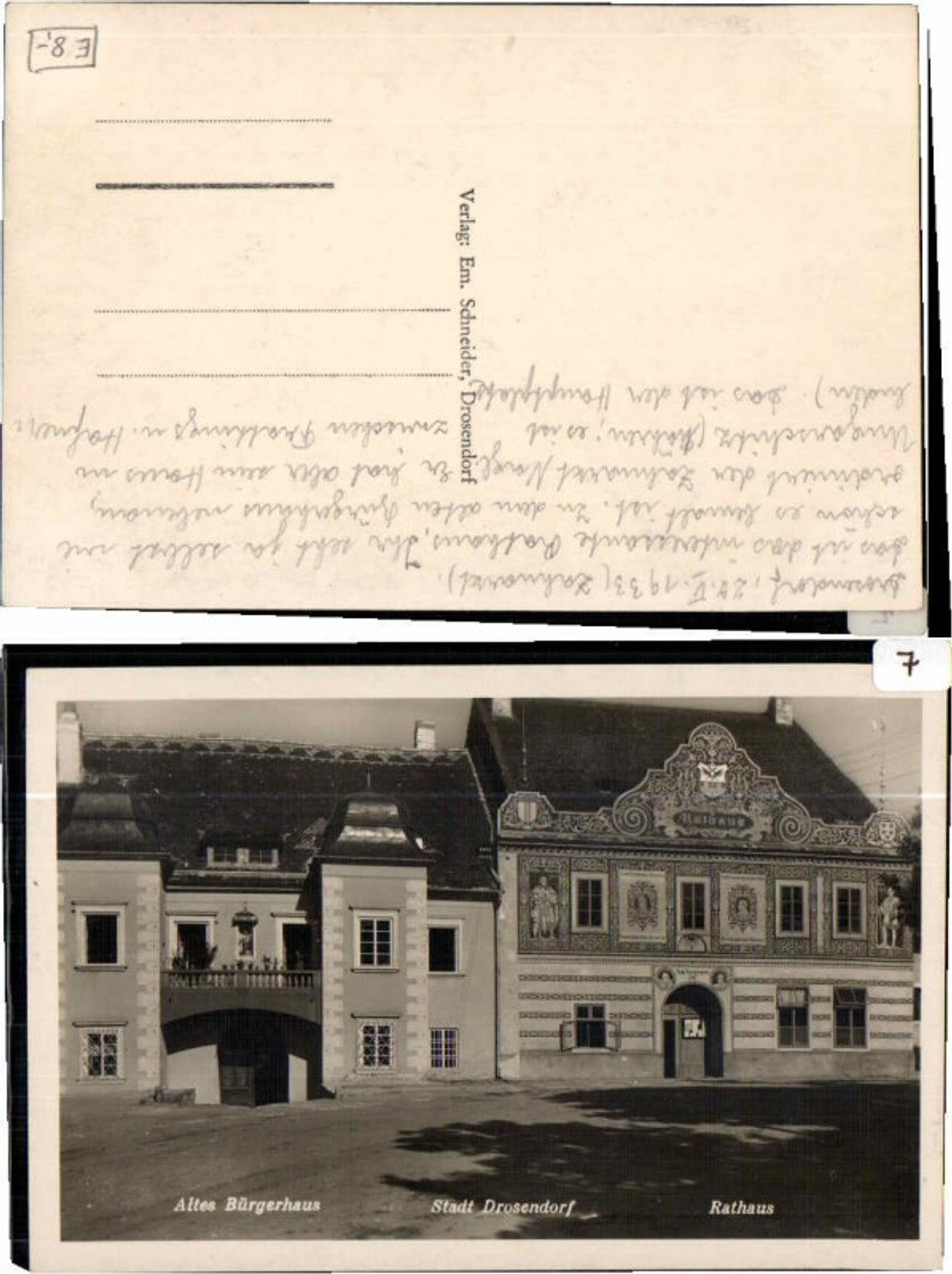 Alte Ansichtskarte – Old Postcard
