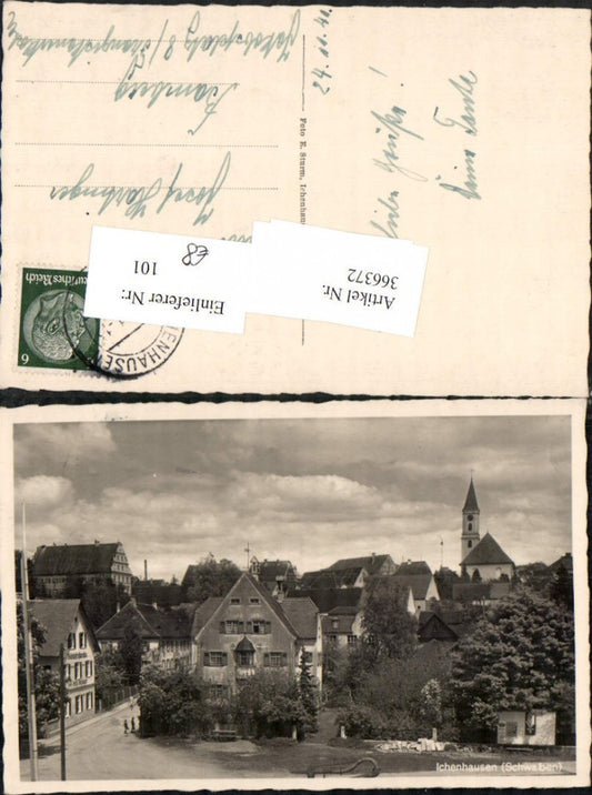 366372,Ichenhausen Teilansicht Kirche