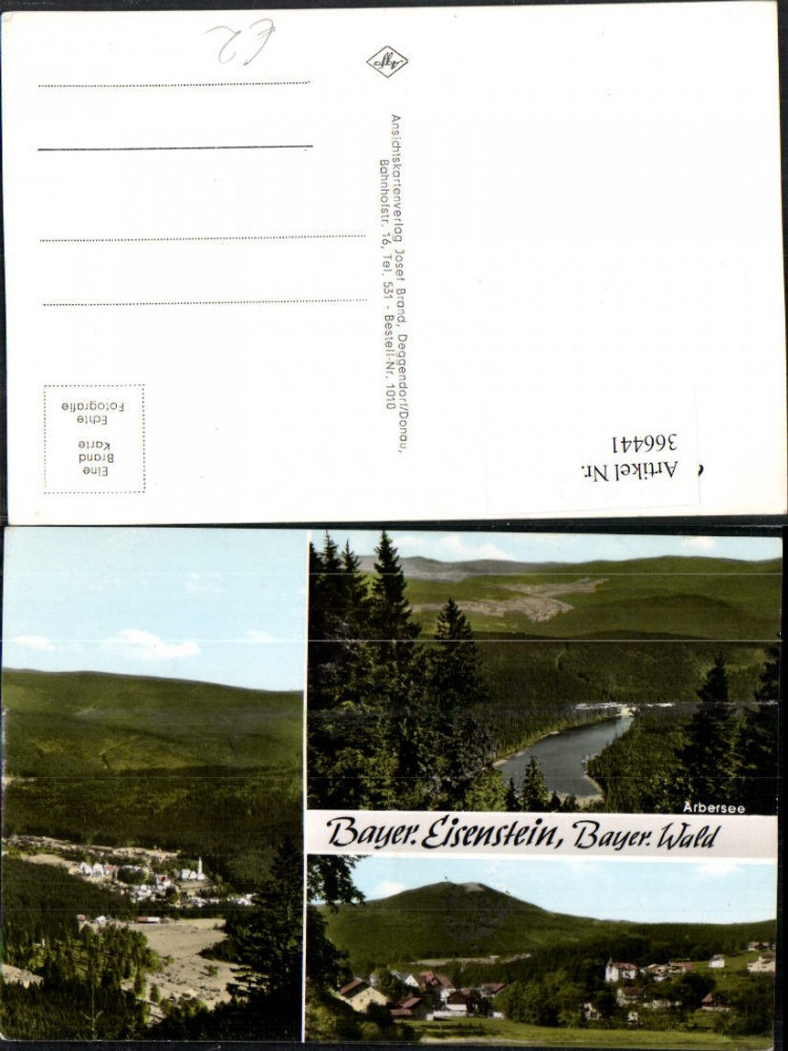 366441,Bayerisch Eisenstein Totale Mehrbildkarte