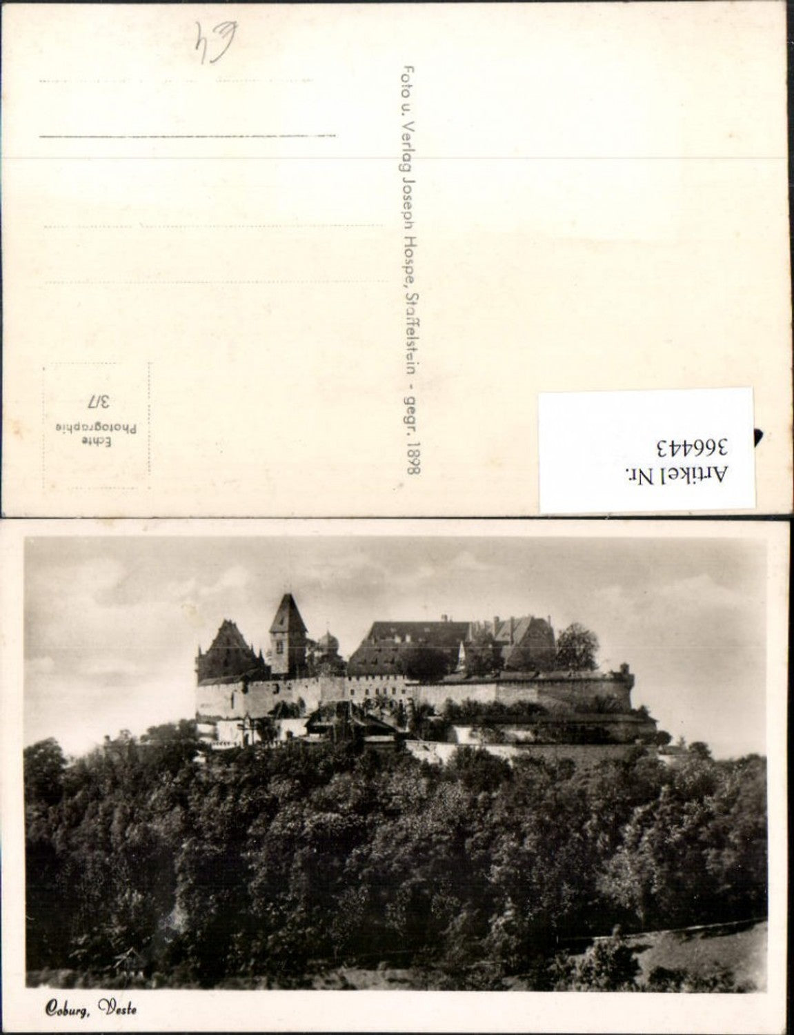 366443,Coburg Veste Festung
