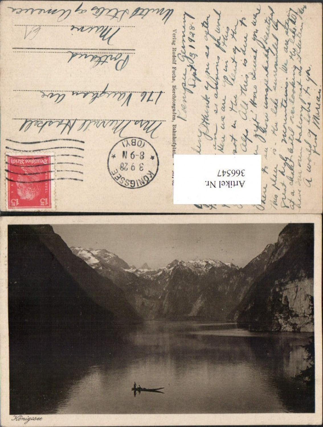 366547,Königssee See b. Schönau Bergkulisse