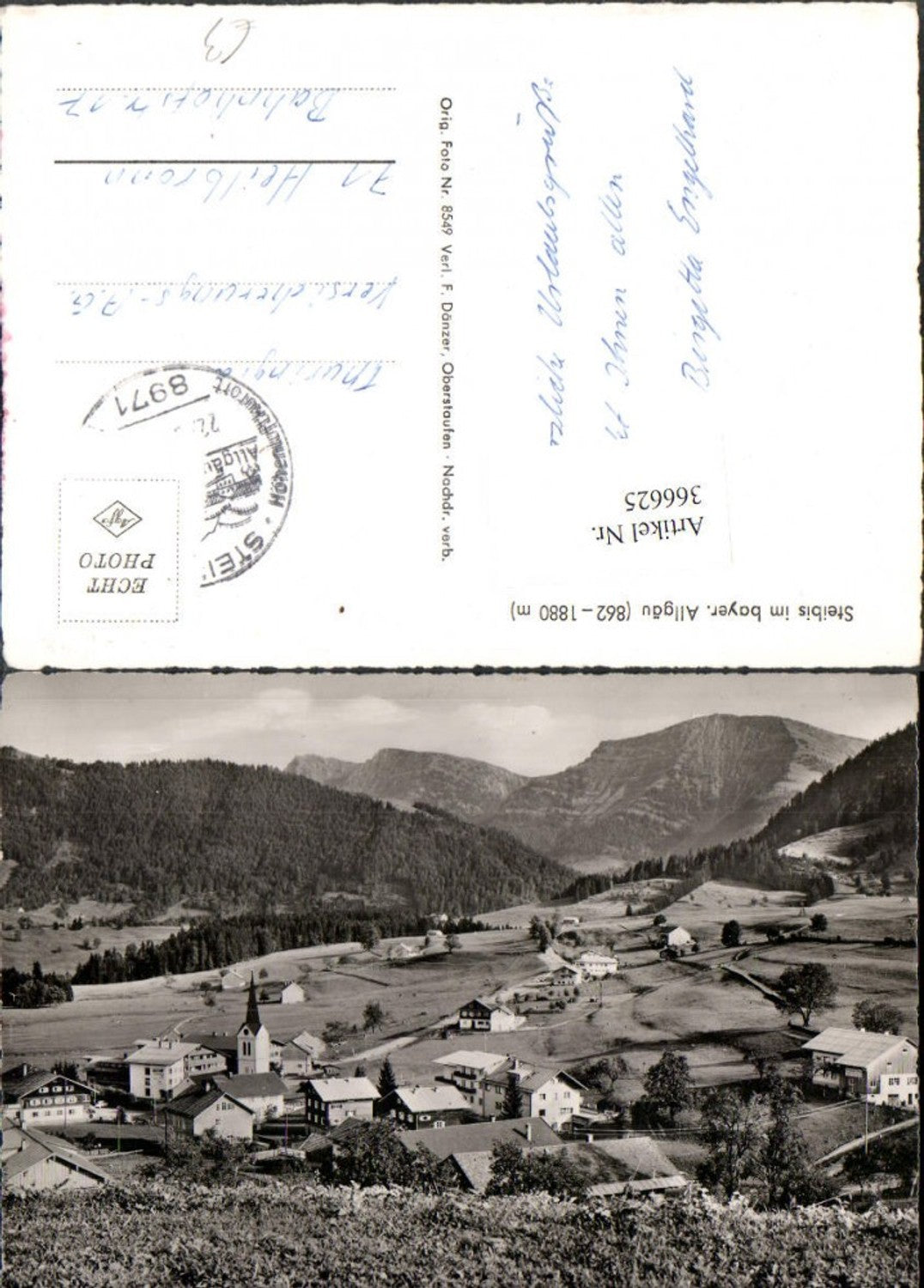 366625,Steibis im Allgäu b. Oberstaufen Totale Bergkulisse