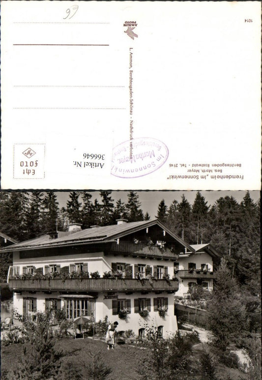 366646,Berchtesgaden Rostwald Fremdenheim Im Sonnenwinkl