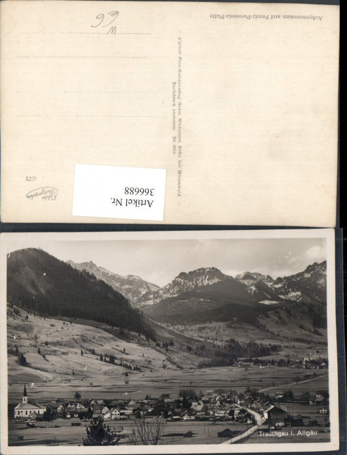 366688,Halblech Trauchgau im Allgäu Totale Bergkulisse