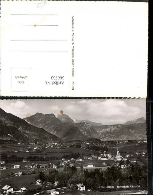 366733,Großgmain Bayerisch Gmain Totale Bergkulisse