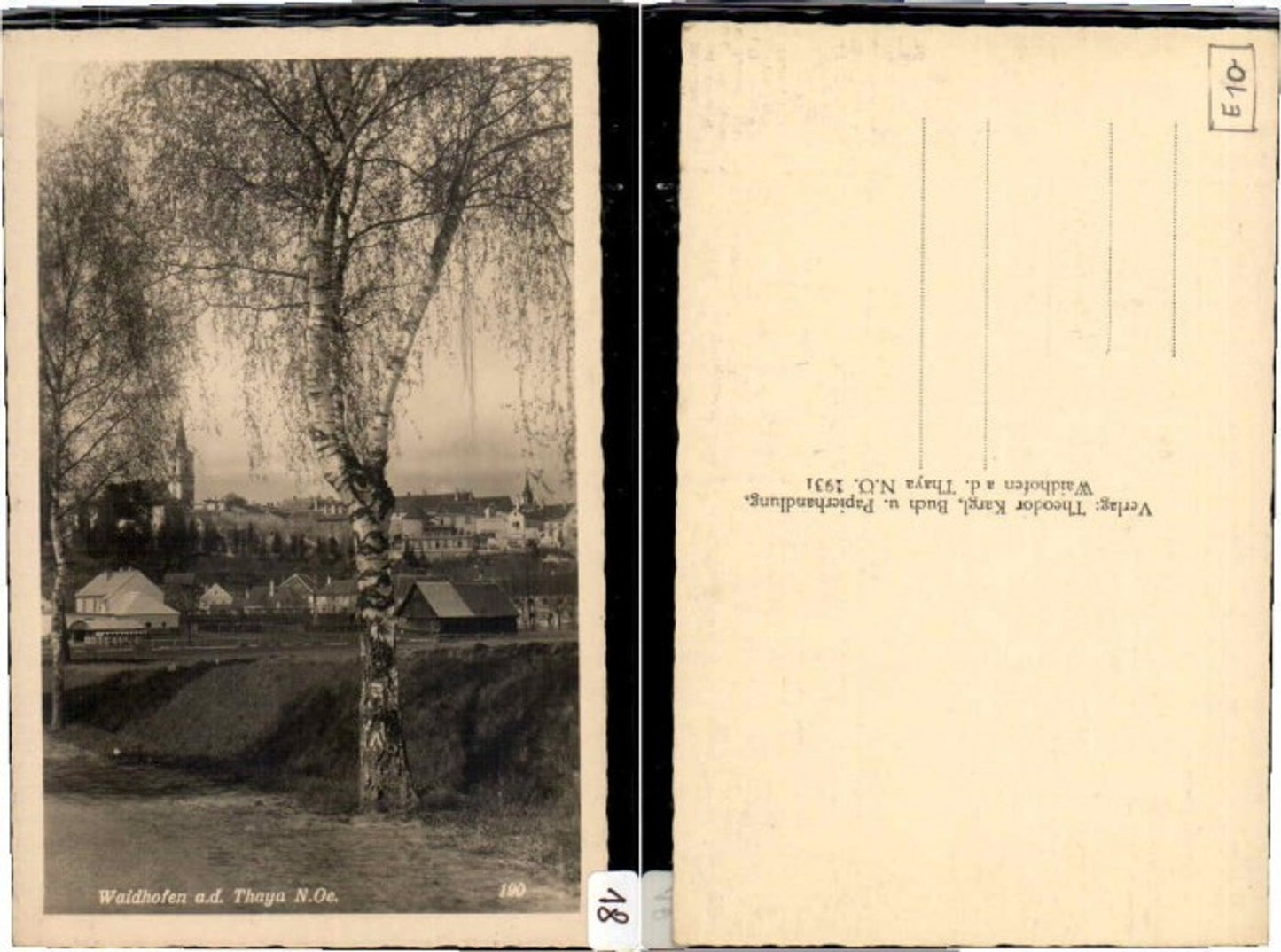 Alte Ansichtskarte – Old Postcard