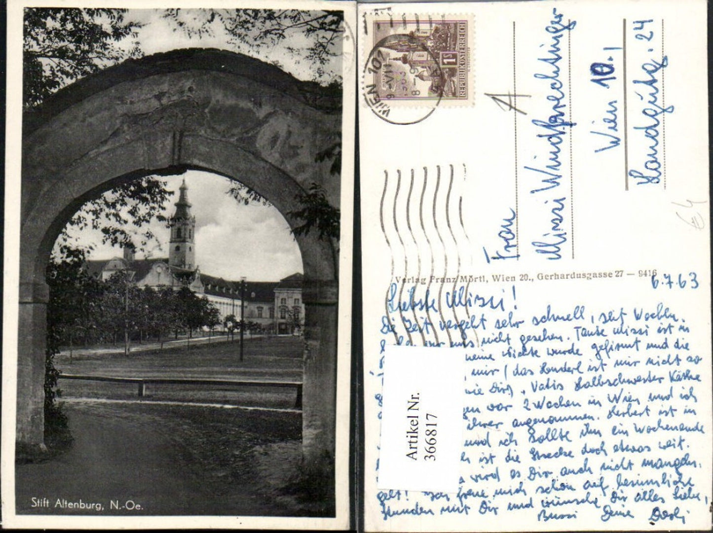 366817,Stift Altenburg b. Horn