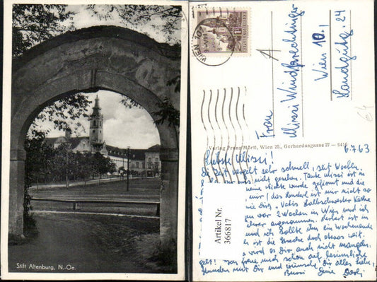 366817,Stift Altenburg b. Horn