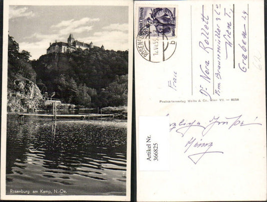 366825,Rosenburg am Kamp Blick zum Schloss