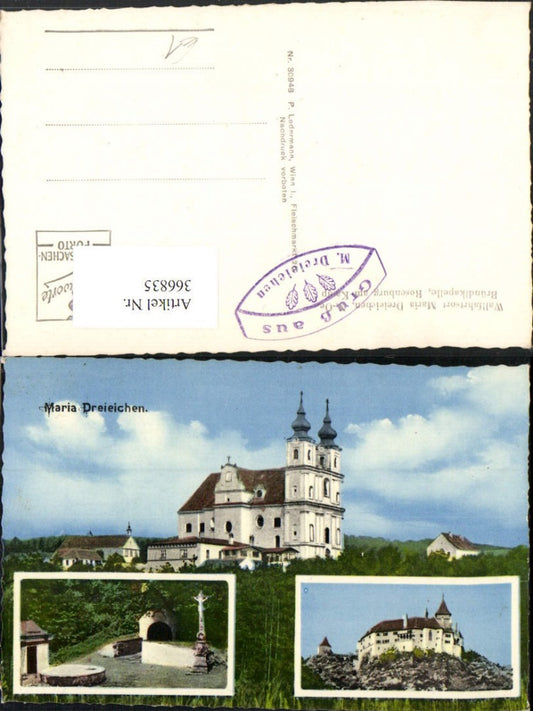 366835,Mold Maria Dreieichen Kirche Bründlkapelle Rosenburg am Kamp Mehrbildkarte