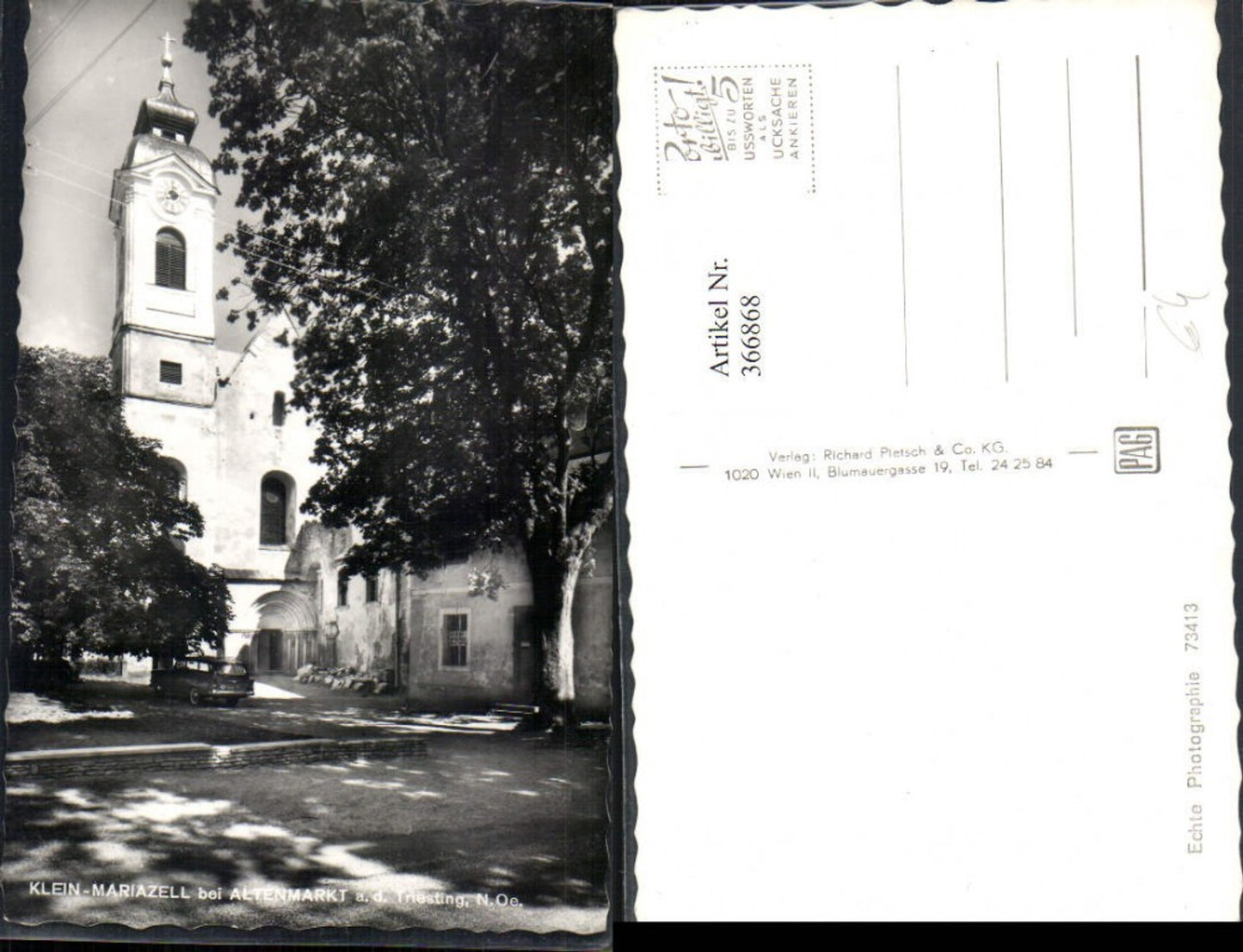 366868,Klein-Mariazell b. Altenmarkt an d. Triesting Kirche