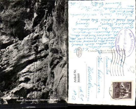 366869,Steinwandklamm b. Weißenbach an d. Triesting Rudolf Deckersteig Große Leiter