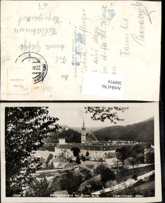 366916,Heiligenkreuz b. Baden Zisterzienserabtei Stift