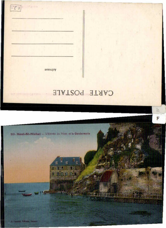 65607,Mont St Michel Mont et la Gendarmerie