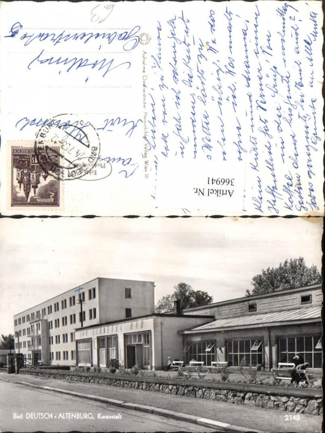 366941,Bad Deutsch-Altenburg Kuranstalt Kurhaus