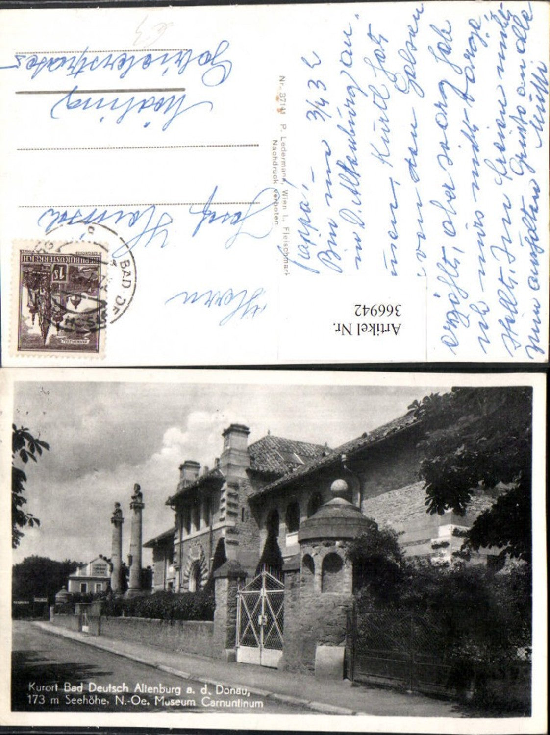 366942,Bad Deutsch-Altenburg an d. Donau Museum Carnuntinum