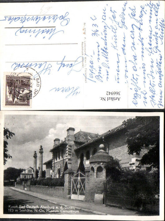 366942,Bad Deutsch-Altenburg an d. Donau Museum Carnuntinum