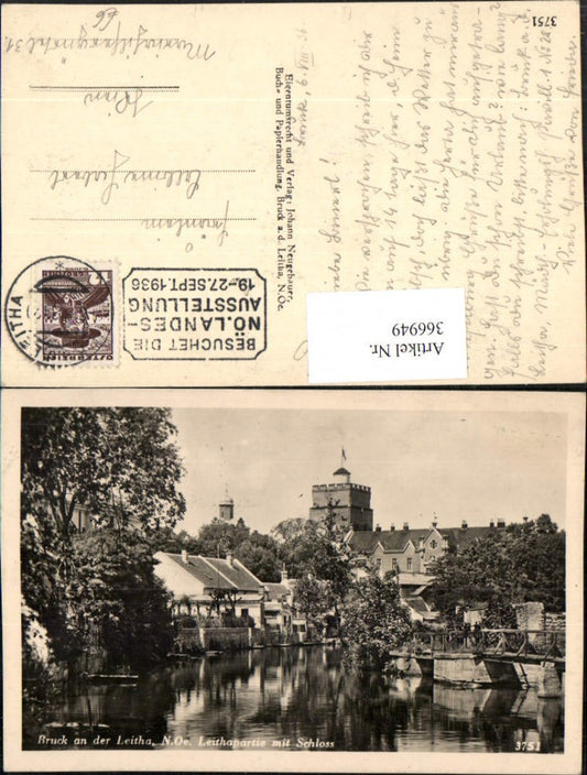 366949,Bruck an d. Leitha Leithapartie m. Schloss