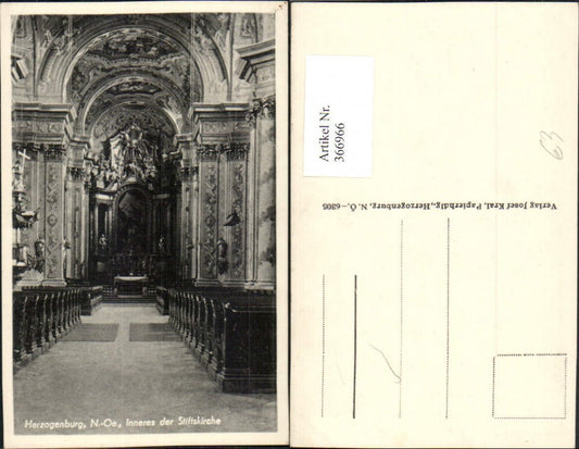366966,Herzogenburg Stiftskirche Kirche Innenansicht